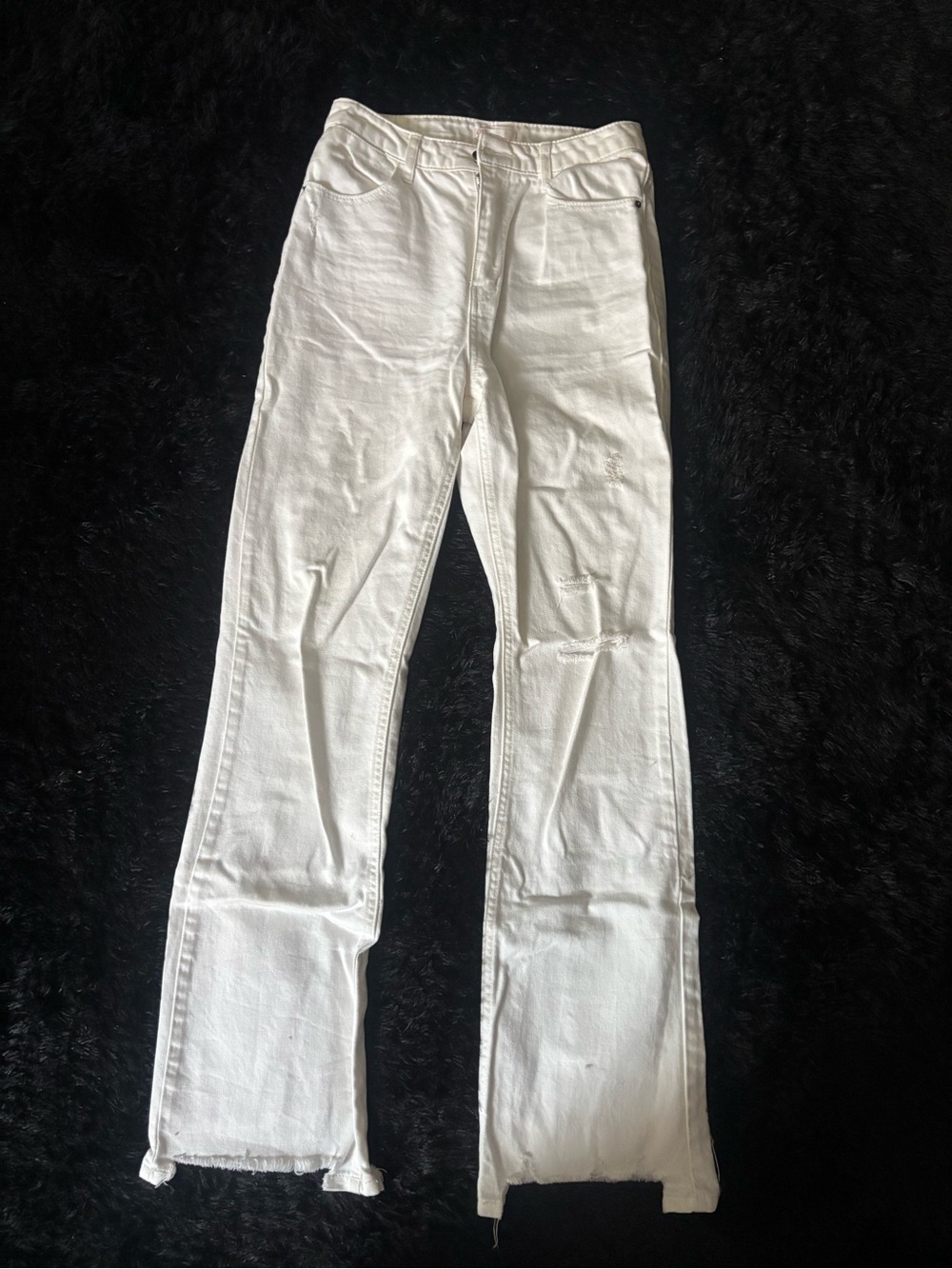 Gianni Bini White Straight-Leg Women's Jeans
